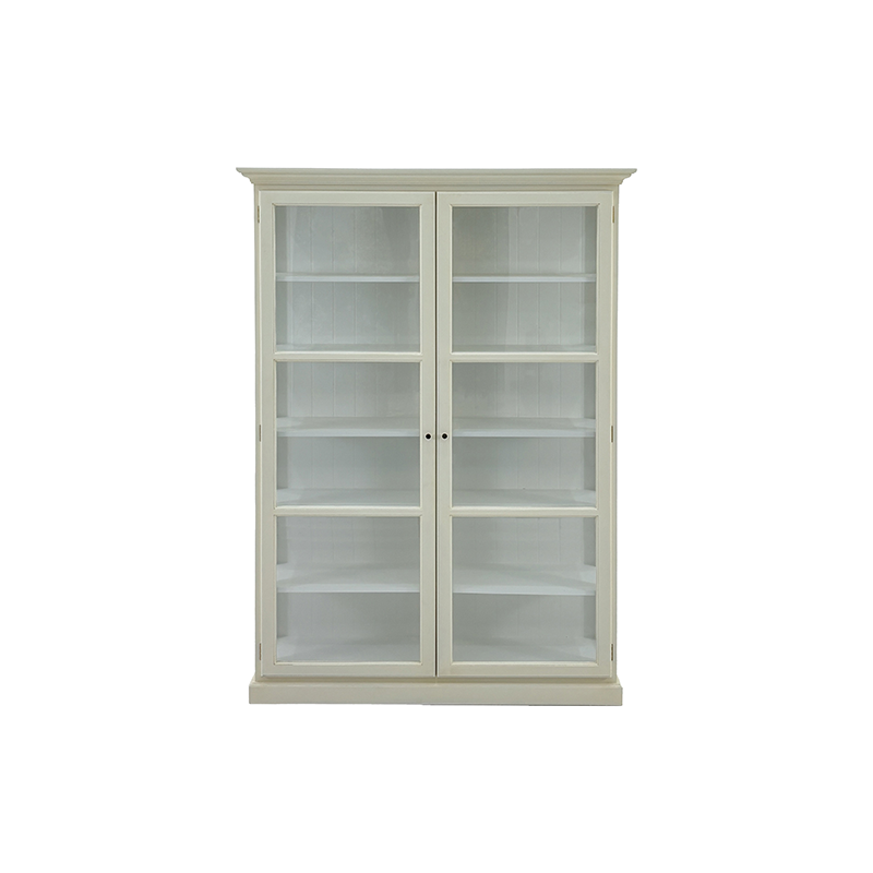 Kox vitrineskab 2 låger - beige